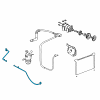 OEM 2005 Chevrolet Suburban 2500 AC Line Diagram - 15708750