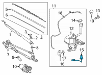 OEM Kia Level Switch-WINDSHI Diagram - 98520R0000