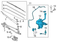 OEM Kia Carnival RESERVOIR & PUMP ASSY Diagram - 98610R0100