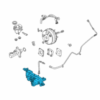 OEM 2013 Lincoln MKT Vacuum Pump Diagram - DE9Z-2A451-A