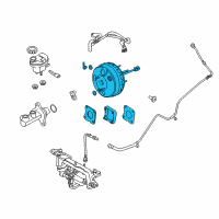 OEM 2017 Ford Flex Power Booster Diagram - DE9Z-2005-H