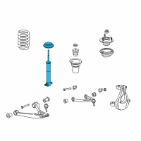 OEM 2009 Cadillac Escalade EXT Shock Absorber Diagram - 19368457