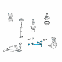 OEM 2008 Chevrolet Silverado 3500 HD Upper Control Arm Diagram - 25812726