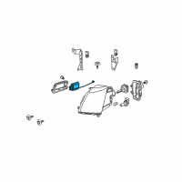 OEM 2009 Cadillac STS Ballast, Headlamp Diagram - 16533089