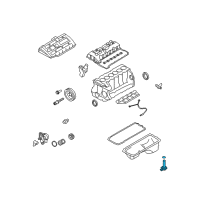 OEM BMW 760Li Oil Levelling Sensor Diagram - 12-61-7-607-910