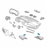 OEM 2019 Honda Accord Light Assy., Ambient Diagram - 34760-TDK-J01