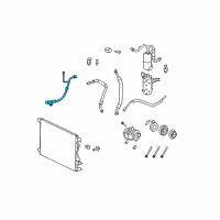 OEM 2009 Ford F-250 Super Duty Discharge Line Diagram - 7C3Z-19972-D