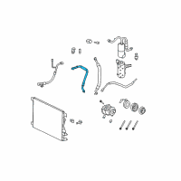 OEM 2009 Ford F-350 Super Duty Connector Tube Diagram - 7C3Z-19E631-C