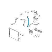 OEM 2008 Ford F-350 Super Duty Hose & Tube Assembly Diagram - 7C3Z-19D742-D