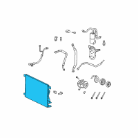 OEM 2009 Ford F-350 Super Duty Condenser Diagram - 7C3Z-19712-A