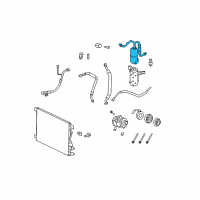 OEM 2009 Ford F-250 Super Duty Drier Diagram - 8C3Z-19C836-C