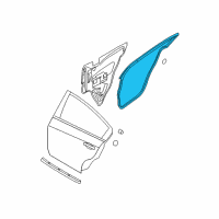 OEM 2012 Nissan Maxima WEATHERSTRIP-Rear RH Diagram - 82830-9N01A