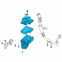 OEM 2017 Ford Transit-350 Air Cleaner Assembly Diagram - JK4Z-9600-C