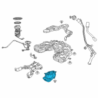 OEM 2020 Dodge Durango Plate-Fuel Tank Diagram - 5147235AC