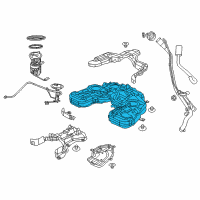 OEM Jeep Grand Cherokee Fuel Tank Diagram - 68140733AA