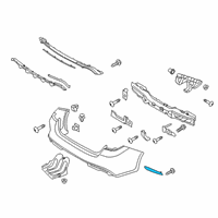 OEM Kia Optima REFLECTOR/REFLEX Assembly Diagram - 92406D4100