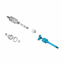 OEM Toyota Inner Joint Assembly Diagram - 43030-0W060
