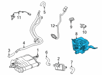 OEM Honda ELCM ASSY Diagram - 17391-TPG-A00