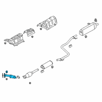 OEM 2020 Kia Forte Front Muffler Assembly Diagram - 28610M7420