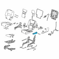OEM 2022 Honda Pilot Arm Rest L*NH507L* Diagram - 81385-TG7-A81ZA