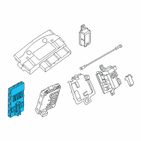 OEM 2014 BMW 320i Control Unit, Front Electron Diagram - 61-35-9-286-105