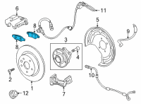 OEM 2021 Chevrolet Trailblazer PAD KIT-RR DISC BRK Diagram - 42704774