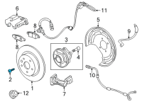 OEM Buick King Pin Screw Diagram - 11570339