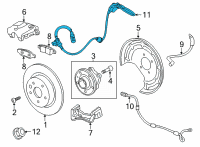 OEM 2022 Buick Encore GX Wear Sensor Diagram - 42726384