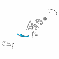 OEM 2013 BMW X6 Cover, Engagement Mechanism, Left Diagram - 51-16-7-180-729