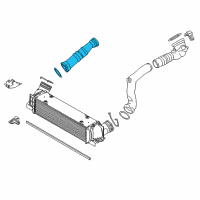 OEM BMW 335is Charge-Air Duct Diagram - 13-71-7-599-293