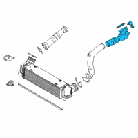 OEM 2011 BMW 335i xDrive Charge-Air Duct Diagram - 13-71-7-615-026