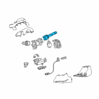 OEM 2014 Chevrolet Camaro Front Wiper Switch Diagram - 20962249