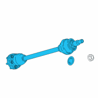 OEM 2017 Chevrolet Camaro Axle Assembly Diagram - 23287051