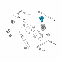 OEM 2019 Lexus LX570 Spring Sub-Assy, Hollow Diagram - 48302-60100