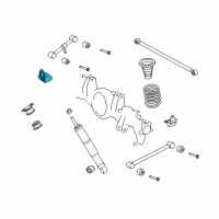 OEM 2014 Lexus LX570 Insulator, Upper Arm Bush, Heat Diagram - 48691-60020