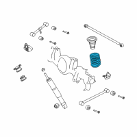 OEM 2014 Lexus LX570 Spring, Coil, Rear Diagram - 48231-60D31