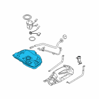 OEM 2009 Ford Fusion Fuel Tank Diagram - 8E5Z-9002-A