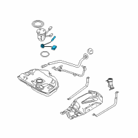 OEM 2008 Ford Fusion Fuel Gauge Sending Unit Diagram - 8E5Z-9A299-S