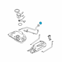 OEM 2007 Lincoln MKX Fuel Cap Diagram - 8L3Z-9030-E