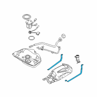 OEM 2008 Mercury Milan Support Strap Diagram - 7E5Z-9092-C