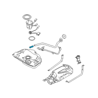 OEM 2009 Mercury Milan Lower Hose Diagram - 7E5Z-9047-A