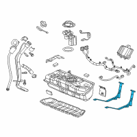 OEM 2013 Chevrolet Volt Tank Strap Diagram - 25941312