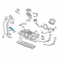 OEM 2016 Cadillac ELR Filler Hose Diagram - 20848504