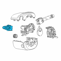 OEM 2014 Chevrolet Corvette Combo Switch Diagram - 20965178