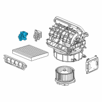 OEM 2022 Honda Accord Motor Set, FResh/Recirculating Diagram - 79351-TVE-H01