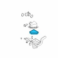 OEM 2009 Ford Focus Element Diagram - 8S4Z-9601-A