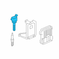 OEM Hummer H3 Ignition Module Diagram - 12629472