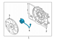 OEM 2021 Hyundai Elantra MOTOR ASSY Diagram - 25386-BV410