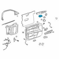 OEM 2016 Cadillac ATS Window Switch Diagram - 22959562