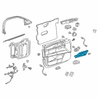 OEM Cadillac CT6 Handle, Inside Diagram - 84130252